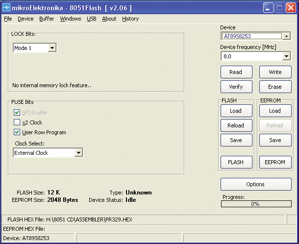 USB 2.0 Programmer Software