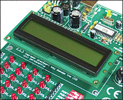 Easy8051A LCD displays